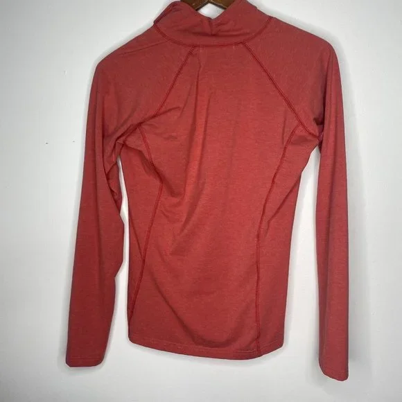 Orvis Trout Bum Shirt XS 1/4 Zip Pink Top Long Sleeve Hiking Fishing - Picture 4 of 4